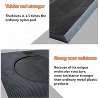Tampons stabilisateurs de grue UHMWPE/PE à usage intensif personnalisés Matériau recyclé avec service de traitement de coupe