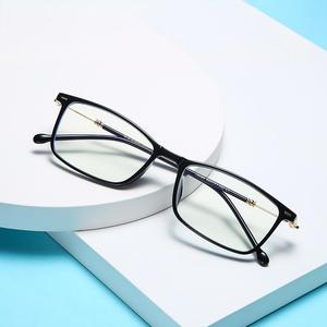 กรอบแว่นสายตาเด็กทรงเหลี่ยม รุ่น 28064 สไตล์วรรณกรรม, กรอบแว่น TR90 สวมใส่สบาย, สำหรับทุกเพศ, ป้องกันแสงสีฟ้า - Product Image 1