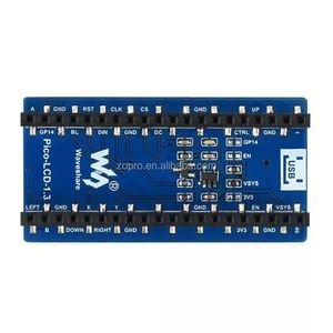 Zopro Raspberry Pi Pico บอร์ดขยายจอ LCD ขนาด1.3นิ้วบอร์ดขยายสี65K พร้อมไดรเวอร์ ST7789และไฟแบล็คไลท์ LED - Product Image 3