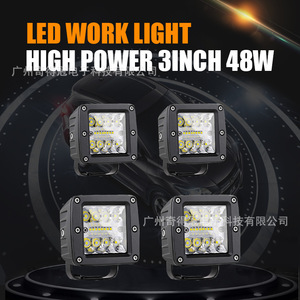 3-Inch 48W <b>Led</b> <b>Work</b> <b>Light</b> For Off Road Vehicle Truck Motorcycle Spotlights With Switch Control 12-24V DC - Product Image 5