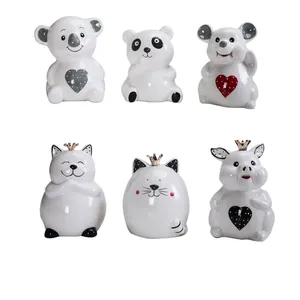 Animal Shape Hot Sale Current Mold Ceramic Money Box Saving Bank Piggy Bank for Kids