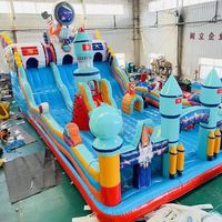 Château gonflable d'extérieur pour enfants, design original, pour fêtes et événements, avec zone de mouvement