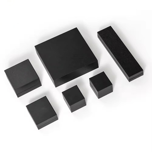 Factory Wholesale Luxury Jewelry Ring Box <b>Black</b> Jewellery Packaging <b>Boxes</b> for Small Business - Product Image 6