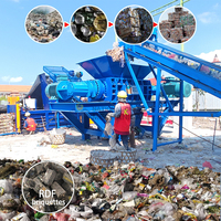 Sistem Pemisahan Sampah 200 Ton Per Hari, Mesin Pemisah Sampah, Mesin Daur Ulang Sampah Kota