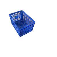 Vente chaude de caisses et boîtes de stockage en plastique empilables perforées recyclables robustes