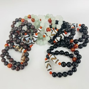 Grosir 2023 baru manik-manik Dzi batu akik giok asli gelang manik-manik untuk wanita dan pria hadiah Fengshui - Product Image 1