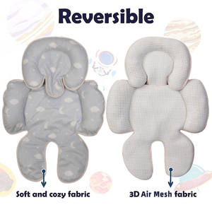 Support de tête de siège <span class=keywords><strong>auto</strong></span> pour bébé, insert de siège <span class=keywords><strong>auto</strong></span> pour bébé, 2-en-1 réversible pour bébé - Product Image 4