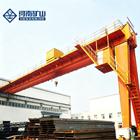 Grue semi-portique à double poutre de type BMG de qualité supérieure, électrique, à commande en cabine, 30 tonnes, 50 tonnes, 100 tonnes, 200 tonnes
