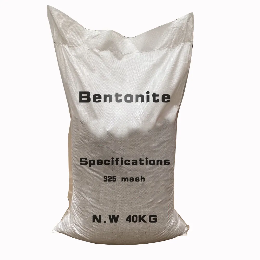Venda a retalho 1250 mailles empilage grade bentonite/bentonite argile puits forage/forage pétrolier utilisé bentonite
