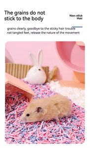 Vente en gros de déchets de papier respectueux de l'environnement avec des couleurs colorées et une literie absorbante pour hamster - Product Image 2