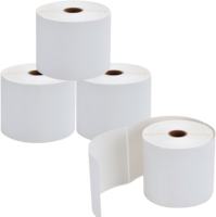 Rouleau d'étiquettes pour imprimante thermique 70 g/m² en PP thermique auto-adhésif jaune Glacine