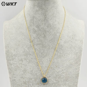 WT-N1439 Gorgeous Natural 18+2Inch Colorful Elegant Vintage <strong>Boho</strong> <strong>Necklace</strong> Casual Long Gemstone <strong>Necklace</strong> - Product Image 6