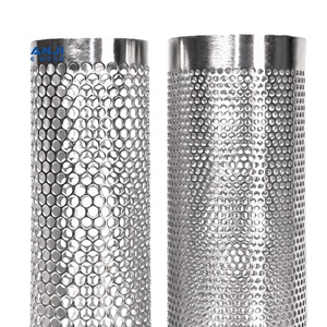 Tubo de Filtro de Malla Perforada de Acero Inoxidable 304 316L, Tubería Metálica Resistente a la Corrosión con Servicios de Soldadura y Corte - Product Image 1