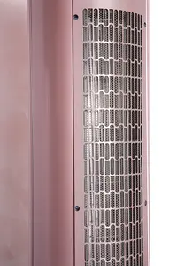 Pemanas listrik keramik PTC, penghemat energi tipe silinder dapat digerakkan 3 tingkat kipas pendingin udara panas ruang tidak ada pengisi daya