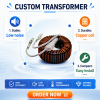 Inducteur toroïdal AS157 haute performance avec noyau Sendust 10uH 100uH 20A, câble de connexion et connecteur