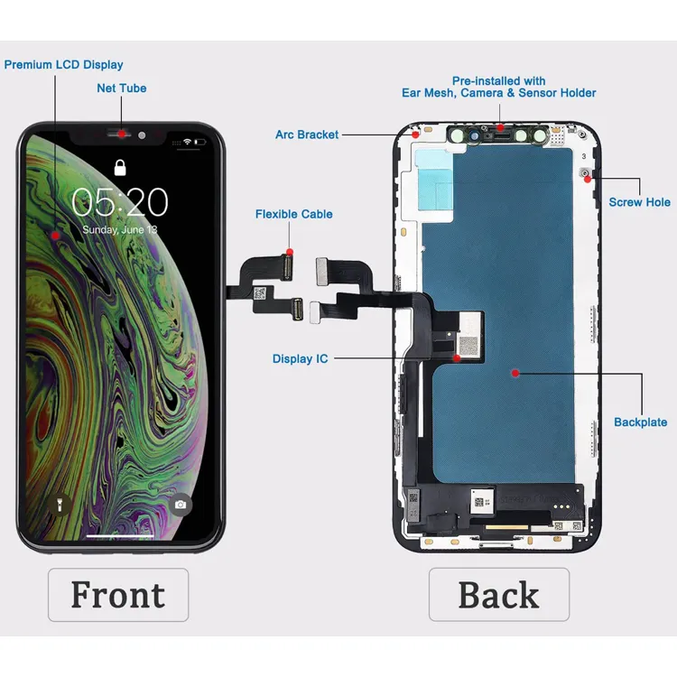 Mf Chất lượng cao điện thoại di động màn hình LCD thay thế cho Iphone XS Max màn hình LCD cho iPhone x XR XS max 11 hiển thị LCD pantalla