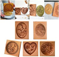 Nouveau design – Moule à biscuits en bois – Ustensile de cuisine pour pâtisserie – Moules à biscuits en bois pour pain d'épices