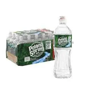 زجاجات ماء بولندي طبيعي 100%، زجاجة بلاستيكية سعة 1 لتر (1 لتر، 12 علبة)