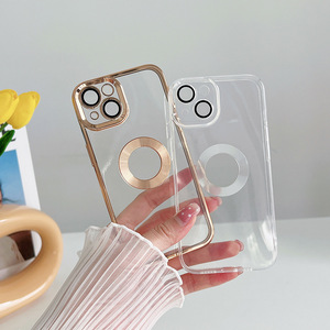 Nuova custodia per cellulare trasparente con Logo vuoto in TPU elettrolitico per Apple <span class=keywords><strong>iPhone</strong></span> 13 Pro Max placcatura <span class=keywords><strong>Cover</strong></span> - Product Image 6