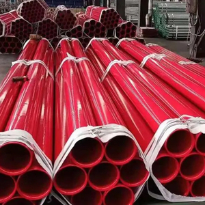 Nhà Máy Trung Quốc giá chữa cháy ống đỏ sơn chữa cháy sprinkler ống thép cho dự án chữa cháy - Product Image 6