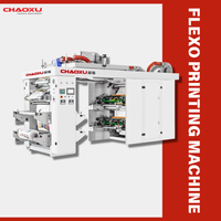 Machine d'impression flexographique automatique à haut rendement et à économie d'énergie avec structure empilable pour films d'emballage alimentaire, sacs en plastique/papier (Nouveau)