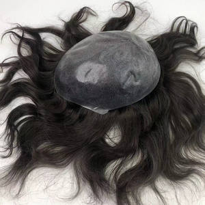 YL Remy <span class=keywords><strong>capelli</strong></span> naturali per uomini e donne parrucche europee <span class=keywords><strong>capelli</strong></span> Remy iniezione parrucchino pelle sottile - Product Image 1