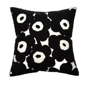 <span class=keywords><strong>Funda</strong></span> de Cojín con Bordado Floral Estilo Nórdico, 100% Poliéster, para Uso en el Hogar y Hoteles - Product Image 3