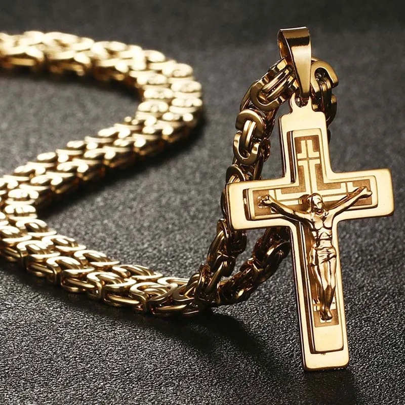 Colgante de oro + Cadena hecha a mano