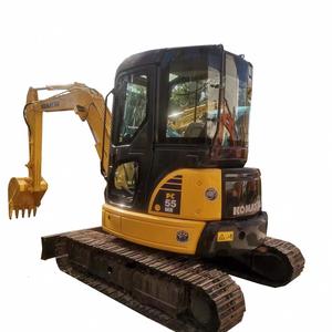 Excavadora de cadenas Komatsu PC55MR usada en venta, excavadora Komatsu PC55MR de segunda mano con cuchilla en pintura original - Product Image 6