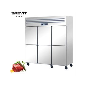 Refroidisseur d'air en acier inoxydable BREVIT, équipement de réfrigération avec compresseur, affichage numérique, dégivrage automatique, 9 étagères - Product Image 5