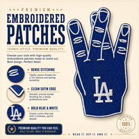 Patch thermocollant brodé en chenille avec logo sportif pour casquettes et vêtements de baseball – Personnalisable, faible MOQ