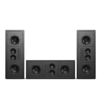Enceinte en bois, amplificateur professionnel 5.1 canaux, 8 pouces, système de cinéma maison 500 watts, équipé d'un amplificateur, prix