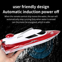 Bateau de course télécommandé HJ806 2,4 GHz 35 km/h - Prix usine OEM pour bateau à voile, petit yacht, jet-boat RC