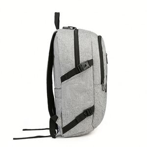 Mochila Personalizada con Logotipo Unisex Negra de Poliéster, Nailon, Cuero Oxford, Mochila para Portátil, Mochila de Oficina para Hombre - Product Image 4