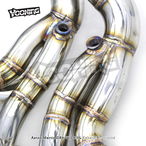 Colector de escape de acero inoxidable SUS304 de fábrica para Aston Martin DB9 V12 6.0L 2012-2016, tubo de escape - Product Image 4