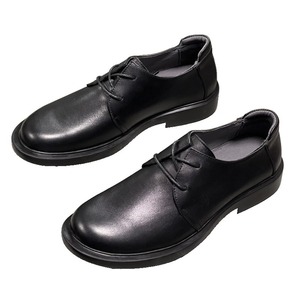 Chaussures confortables en cuir de vachette pour hommes, idéales pour les tenues professionnelles formelles, chaussures décontractées à lacets en cuir pour hommes, chaussures de conduite confortables pour hommes d'âge moyen - Product Image 5