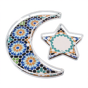 <b>Ramadan</b> Moon Stars Dessert Plates Trays Gift Sets EID Mubarak <b>Decorations</b>-Various Sizes - Product Image 4