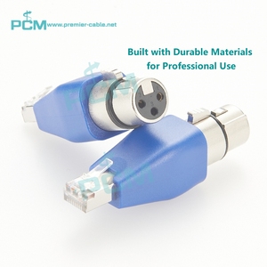 Cat5 <span class=keywords><strong>DMX</strong></span> XLR 3pin nữ để RJ45 Ethernet Adapter chuyển đổi cho sân khấu LED ánh sáng DMX512 điều khiển Mixer Amplifier Studio - Product Image 5