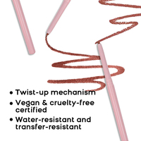 Kit Lèvres Rose Haute Pigmentation 3-en-1 : Rouge à Lèvres Vegan, Gloss et Crayon Contour des Lèvres Retractable – Marque Privée