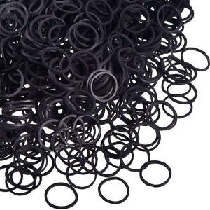 300 cái/gói Sản Xuất Tự Nhiên Rubberband Đen Đàn Hồi Ban Nhạc Cao Su Cho Văn Phòng Nguồn Cung Cấp Tóc Đàn Hồi Ban Nhạc - Product Image 6