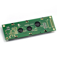 Antarmuka MCU Profesional 2002A 20x2 yang Tahan Lama untuk Perangkat Elektronik Presisi Modul LCD Serial SPI