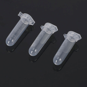 Tubos de centrífuga PP estéreis de 1,5 ml e <span class=keywords><strong>2ml</strong></span> com tampa e fundo redondo cônico transparentes e fosco para uso laboratorial - Product Image 2