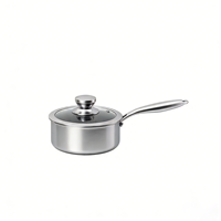 Ensemble de casseroles de luxe moderne en acier inoxydable triple couche antiadhésif nid d'abeille, 10 pièces, couvercles en verre, cuisson saine, 20/24/28/32 cm