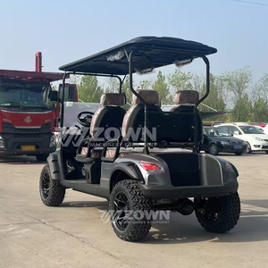 Hot Sale 4 Seater Electric Golf Cart 72V Lithium Battery 5KW Motor Off-Road Tires for Resort Sightseeing & Hunting - Product Image 3