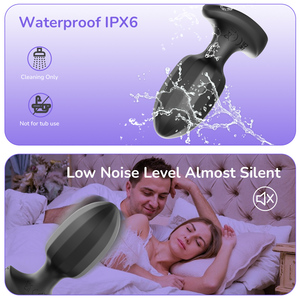 Bestseller Usb-Powered 2in1 Anale Vibrator En Anale Plug Op Afstand Bestuurbare Prostaat <span class=keywords><strong>Massager</strong></span> Voor Mannen En Vrouwen - Product Image 5