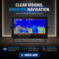 Moniteur tactile anti-reflet de 18,5 pouces, résolution 4K, luminosité réglable de 1500 nits, lisible en plein soleil, étanche IP67, pour applications marines