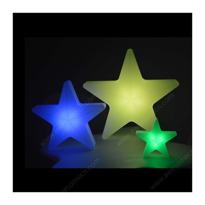 Luce LED a Forma Pentagonale Speciale con Telecomando, Batteria al Litio Ricaricabile in PE, Stella Multicolore - Product Image 5