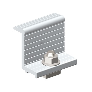 Système de fixation solaire ARTSIGN en <span class=keywords><strong>aluminium</strong></span> anodisé, à fixation intermédiaire, supports non-perforants pour <span class=keywords><strong>toit</strong></span> en tôle ondulée et abri de voiture - Product Image 2