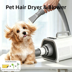 Pet Hair Dryer & Blower High <b>Power</b> AC Motor Multifunctional For Dogs And Cats Home Use - Product Image 3