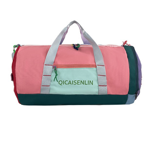 <span class=keywords><strong>Sac</strong></span> de sport Ginzeal Color Block Cylinder Weekend Duffle Bag, résistant à l'eau, grande capacité, <span class=keywords><strong>sac</strong></span> de sport, <span class=keywords><strong>sac</strong></span> bandoulière, <span class=keywords><strong>sac</strong></span> de yoga - Product Image 3